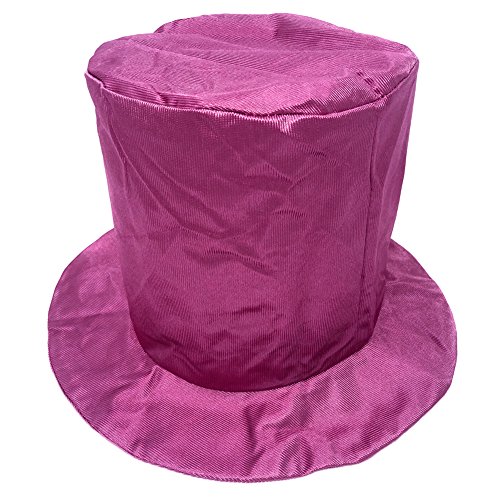 Adult Shiny Pink Top Hat ~ Fun New Year's, Costume, Birthday, Party Accessory