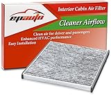 EPAuto CP132 (CF10132) Replacement for Toyota/Lexus Premium Cabin Air Filter includes Activated Carbon