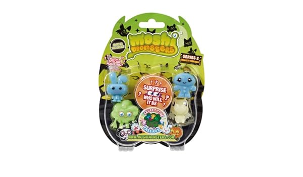 Amazon.com: Moshi Monster Glow in the Dark Halloween Blister Pack: Toys & Games