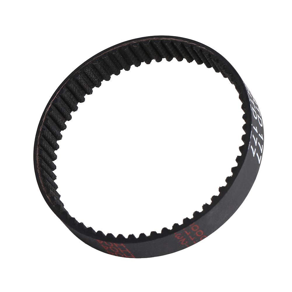 Rubber Toothed Belt Planer Belt Replacement, MAGT 9mm Toothed Planer Drive Belt Rubber Black Decker Elasticity Belt for KW715 KW713 BD713 177