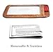 Money Clip Wallet RFID Front Pocket Thin Cards Holder Minimalist Wallet Slim Wallet Genuine Leather Brown