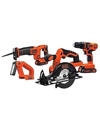 Taladro circular y sierra de sable en combo Black & Decker BD4KITCDCRL 20V máx