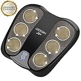 Gideon Shiatsu Foot Massager Machine with Soothing Heat - 18 Deep Kneading 3D Massaging Nodes - Perfect for Relaxation + Natural Remedy for Plantar Fasciitis, Heal Spur and other Foot Pains [UPGRADED]
