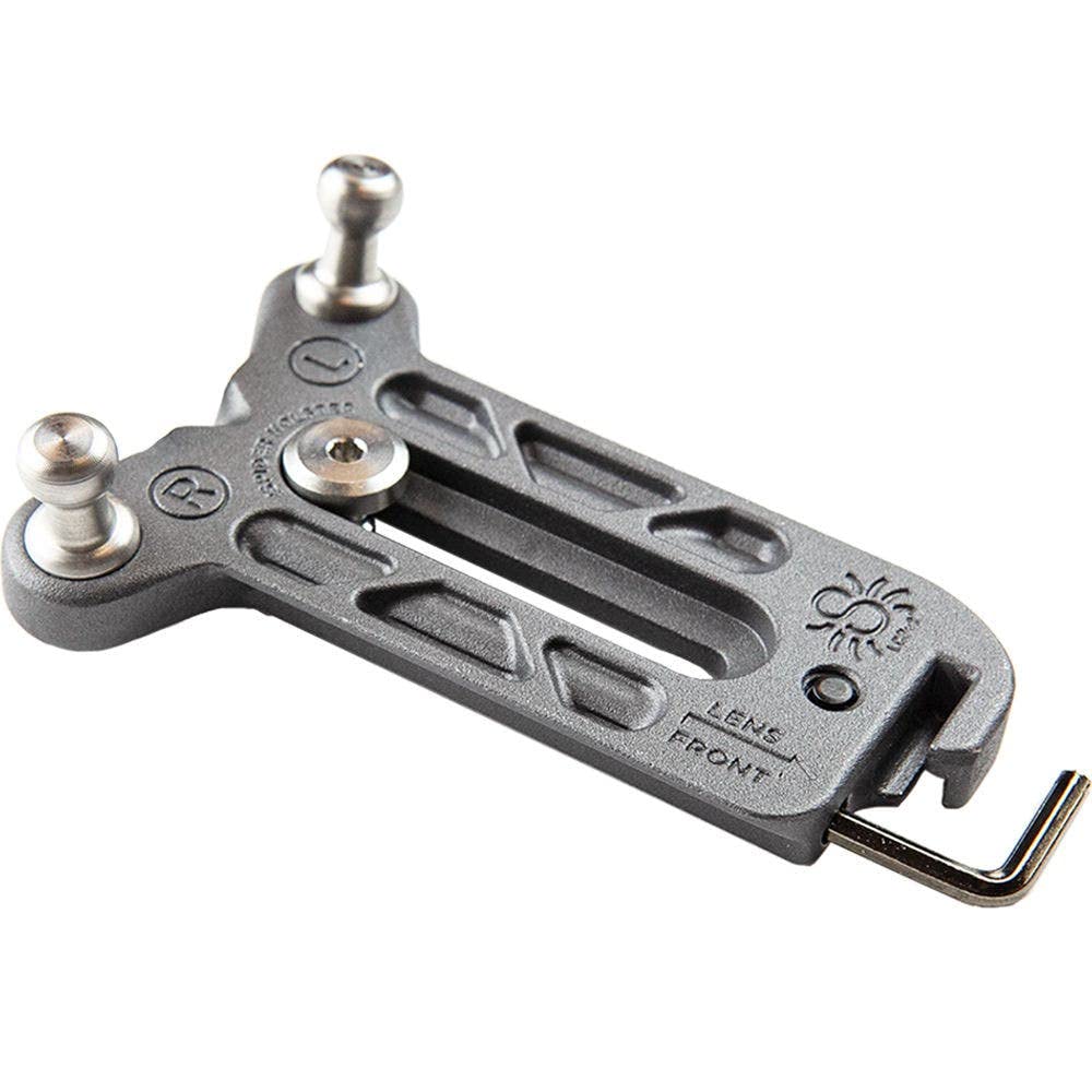 Spider Holster - SpiderPro Lens Collar Plate V2 for Any Spider Camera Holster System Featuring Left and Right Side Spider Anti-Twist Camera Pins – Attaches Securely to Lens Collar Mount