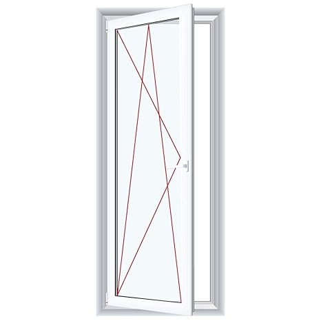 Balkonturen Kunststoff 2 Flugelig