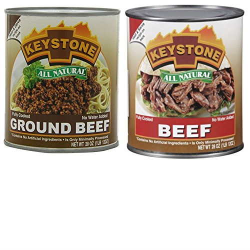 Bundle Keystone Canned Meats Variety Pack With Keystone Ground Beef and Keystone Beef. Convenient Shopping For 2 Popular Canned Meat Selections In 1 Order. Surprisingly Delicious!