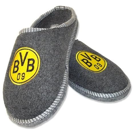 Filz Pantoffel '' Logo '' BVB Borussia Dortmund Gr. 38/39