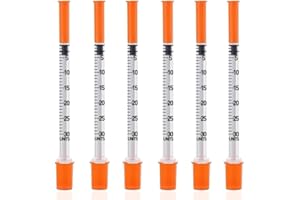 50 Pack 3/10ml 30G 5/16 Inch - Plastic Measurement Supplies for Scientific Labs, Industrial Dispensing and Liquid Transfering