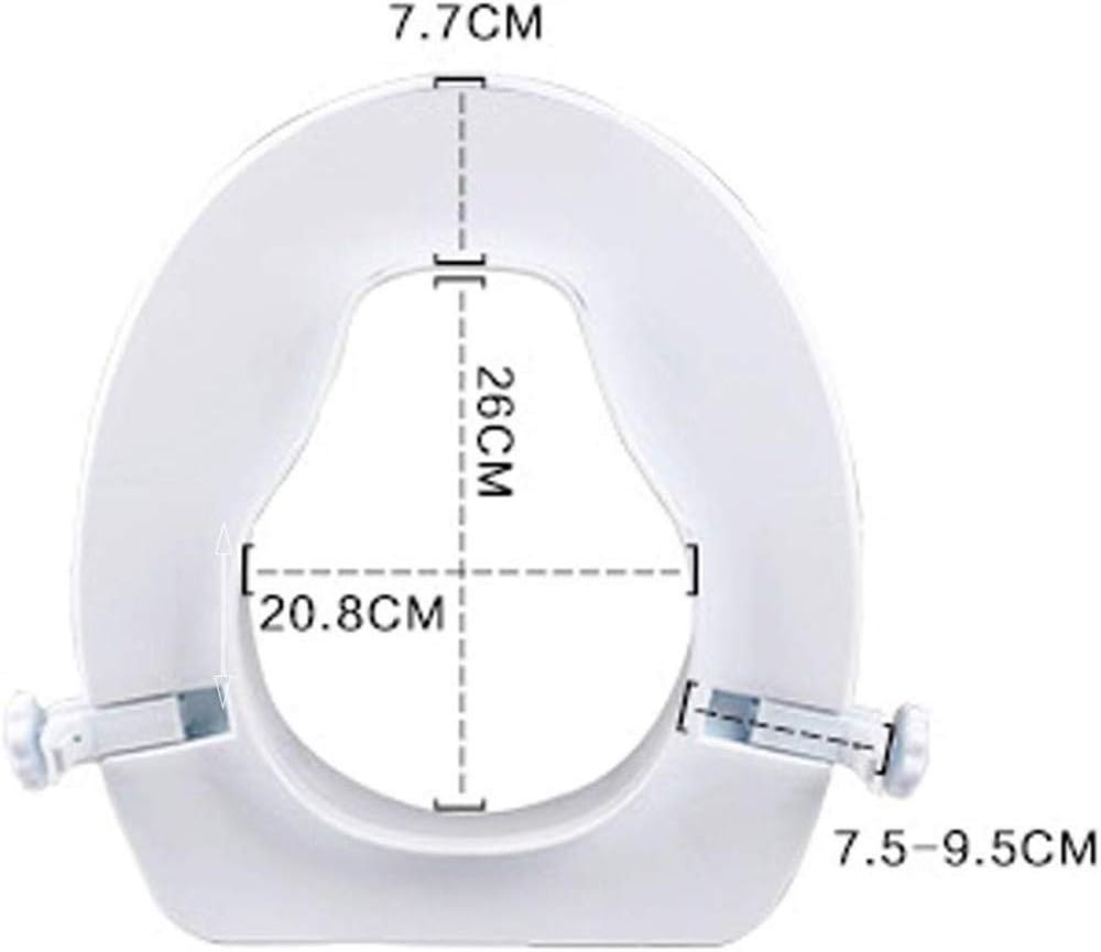 WuLien Toilet Safety Rail - Raised Toilet Seat for Bathroom Toilet Seat - Easy Installation for Handicap Senior Bariatrics, Elderly Balance: Sports & Outdoors