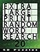 Extra Large Print Random Word Search 20: 50 Easy To See Puzzles (Volume 20) by Rex Witcherley