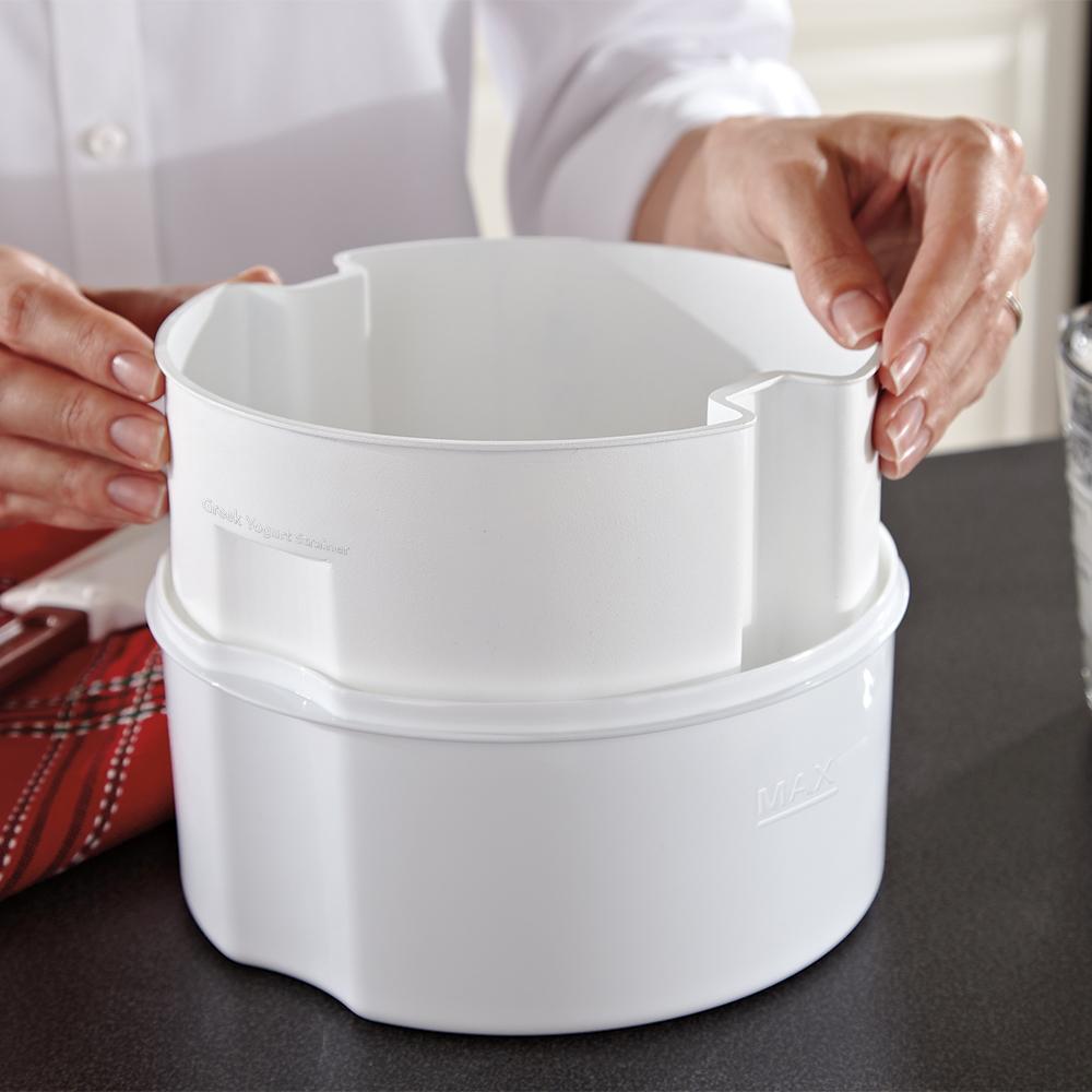 Oster CKSTYM1001 Mykonos Greek Manual Yogurt Maker, 1Quart