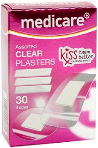 Medicare Assorted Transparent Plasters - Pack of 30 by Medicare