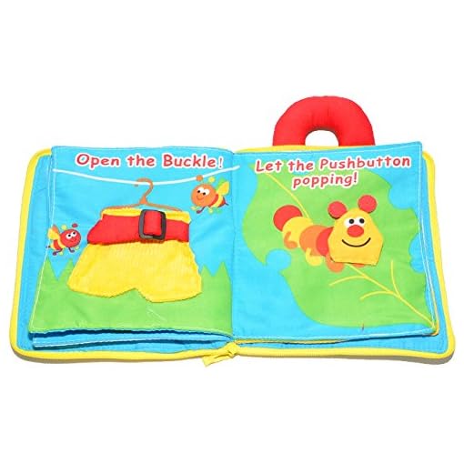 KMMall Soft Activity Books for Children Toddler Learning Story Book Life Education Sleep Books Baby Toys ,Baby Book , Cloth Book - Image 6