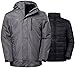 Wantdo Men's Interchange 3 in 1 Ski Jacket Windproof Warm Parka Waterproof Winter Coat with Detachable Puffer Liner