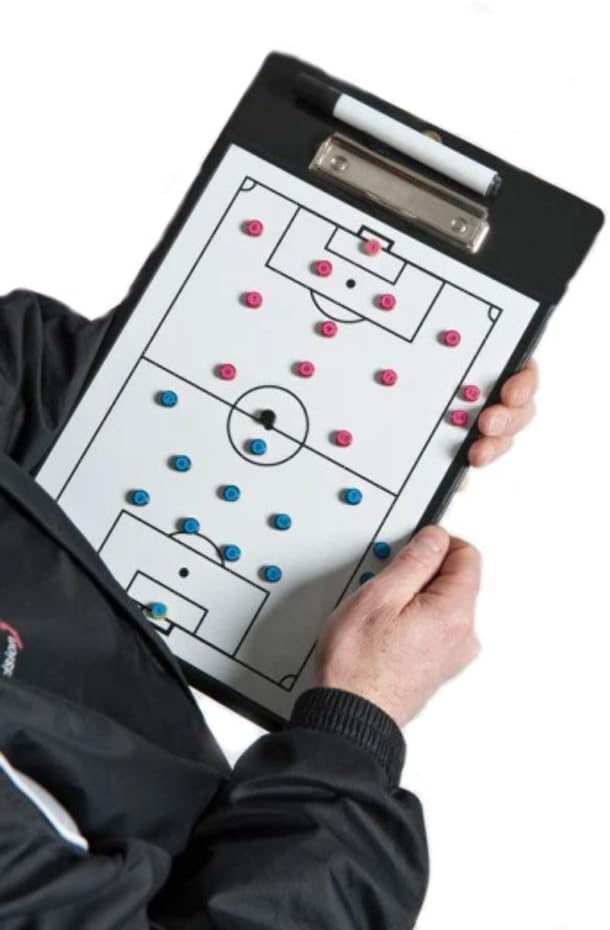 Precision PT Soccer Coaches Double-Sided Clipboard, one size, K-REY-TR812, White