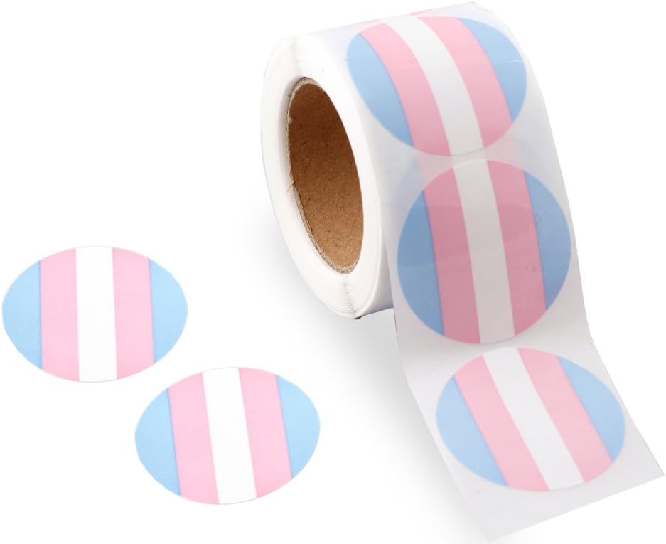 circle sticker roll