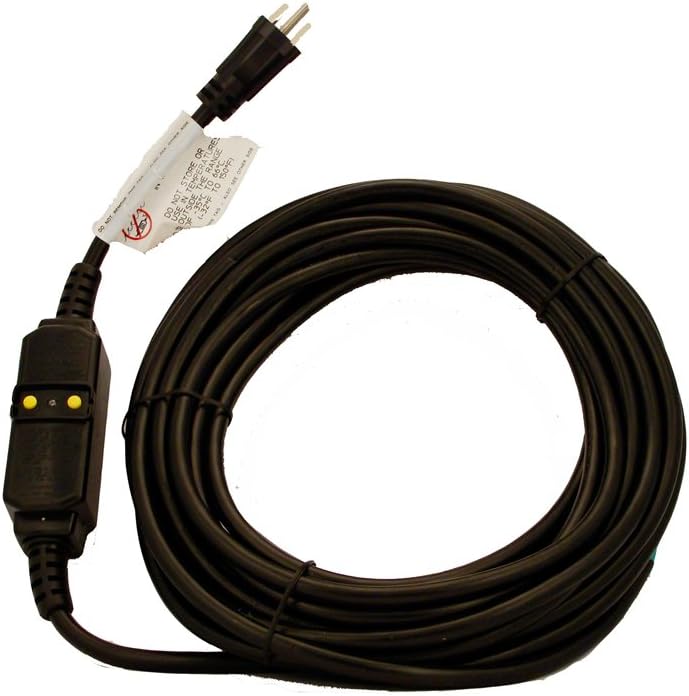 Leviton GFA1537E 15 Amp, 120 Volt, 37 Ft Cord Set, Straight Blade