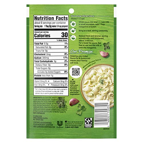 Knorr Sauce Mix Creamy Pasta Sauce For Simple Meals and Sides Garlic