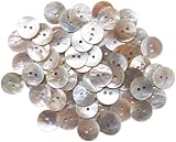 Blumenthal Lansing Favorite Findings Shellz Buttons, 5/8-Inch Round Agoya Buttons