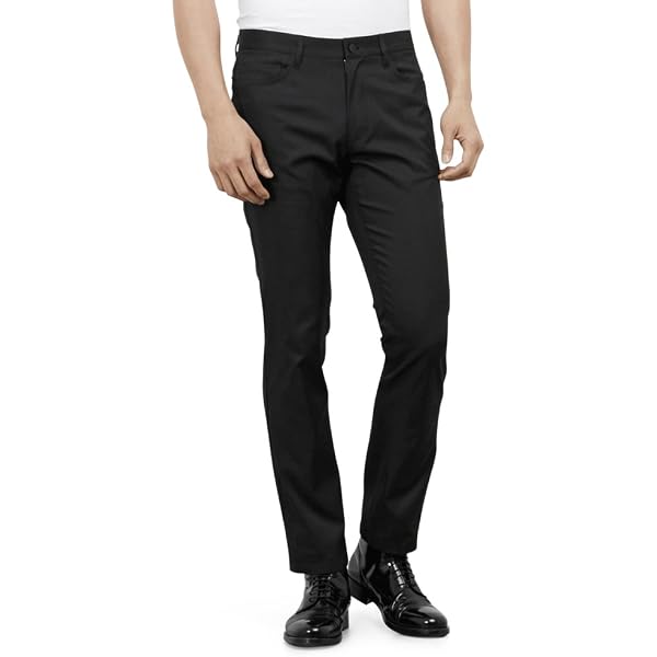 kenneth cole slim fit tech pants