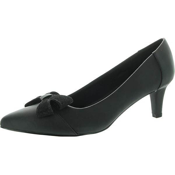 Amazon.com | Easy Street Women's Electa Pump, Silver Satin, 5 | Pumps