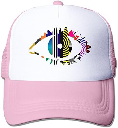 MZONE Adult Mesh Caps Eye Symbol Emoji Sun Hats Black