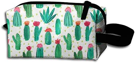 Storage Bag Travel Bag Cactus Wallpaper Cosmetic Bag Portable Travel Makeup Bag