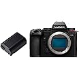 Panasonic LUMIX S5II 24.2MP Full Frame Mirrorless Camera with Hybrid AF and Active I.S Technology Bundle with Panasonic DMW-BLK22 7.4V 3050mAh Lithium-ion Battery Pack (2 Items)