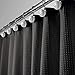 mDesign Waffle Knit Shower Curtain - Long Cotton Blend Bathroom Shower Curtain - Spa Quality, Luxury, Solid Color Cloth Shower Curtains for Bathroom - Hyde Collection, 72