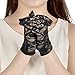 AshopZ Women's Classy Floral Lace Wedding Gloves