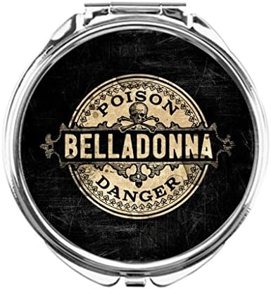 Dream Stage Belladonna Vintage Style Poison Label Makeup Compact