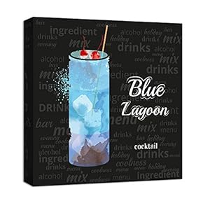 Canvas Wall Art for Living Room,Bedroom Home Artwork Paintings Cocktail Ready to Hang - 12x12 inches