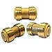 Generic Push-Fit Push to Connect Lead-Free Coupling 10 pcs/Brass / 0.75 Inch