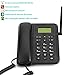 2017 Newest 3G Desk Phone, Sourcingbay M932 Classic 2.4” Dual Band Fixed Wireless 3G Desktop Telephone for Business Family with Rechargeable Battery, SMS, Caller ID, Redial, Hands Free Functions