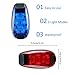 LED Safety Light Clip on Strobe Running Light for Runners Kids Dogs Cycling Walking and Jogging Accessories, Best Flashing Reflective Gear Dog Collar LED Lights, Free Bonuses (3 Pack)