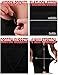 ODODOS Power Flex Yoga Short Tummy Control Workout Running Athletic Non See-Through Yoga Shorts with Hidden Pocket,Black,Medium