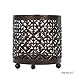 Hosley Metal Jar Candle Sleeves/Holders - Your Choice of Colors and Designs (Oil Rubbed Bronze)