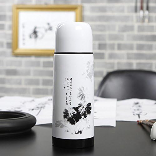 Insulated Tumbler Travel Mug Cup Water Bottle So Cute Cartoon Leaking-proof Design And Beautiful Design. (black)