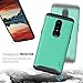 OnePlus 6 Case, TUDIA Slim-Fit Heavy Duty [Merge] Extreme Protection/Rugged but Slim Dual Layer Case for OnePlus 6 (Mint)
