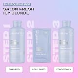 Lee Stafford Blue Toner Hair Treatments Ice White Hot Shots 4 x 15ml view 4
