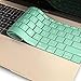 Kuzy Compatible with MacBook Pro 13 inch Keyboard Cover A1708 No TouchBar and MacBook 12 inch Keyboard Cover A1534 Silicone Skin, Mint