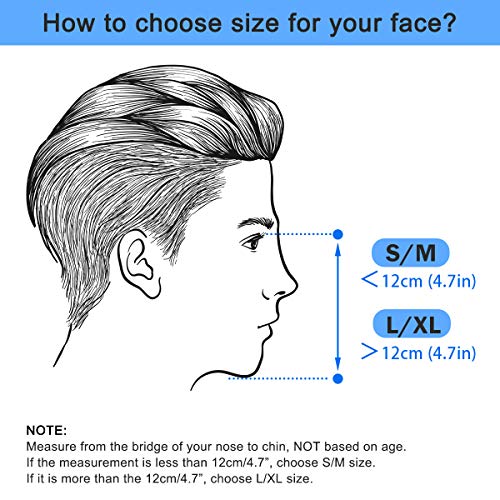 image for CYOUH Full Face Snorkel Mask, Foldable Snorkeling Mask with Detachable