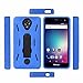 BLU R1 HD 2016 (R0010UU) case, {NFW} Premium Rugged Tough Hybrid Dual Layer Heavy Duty Kickstand Case Cover for BLU R1 HD (R0010UU)(HVD Black)