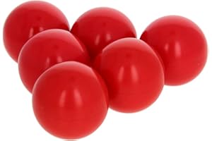 Othmro 6Pcs Threaded Ball Knobs, 1.38Inch Dia 0.39Inch Thread M10 Female Thread Red Bakelite Handle Thermoset Ball Knob for Lawn Mowers Exercise Equipment Machinery Valves Spigots (M10x35)