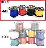14 Gauge 4 Color Pack in 100 ft Roll (400 Feet Total) Copper Clad Aluminum CCA Low Voltage Primary Wire for Automotive Harness Car Audio Video Wiring. Also in 10 Color Combo