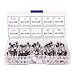 LIANGXIE 6x30mm Fast-blow Glass Fuses Quick Blow Car Glass Tube Fuses Assorted Kit Amp 0.5A,1A,2A,3A,5A,10A,15A,20A,30A 72pcs and 10pcs fuse seat 6x30 fuse with box