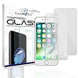 GuardEZ 2 Pack iPhone 6S Plus, 6 Plus Screen Protector , iPhone 6S Plus, 6 Plus Tempered Glass Screen Cover 9H Hardness for Apple iPhone 6S Plus, 6 Plus