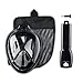Youandme Snorkel Mask 180° Panoramic Full Face Design, Go Pro Compatible Snorkeling Mask with Anti-Fog and Anti-Leak Technology, See More water world Larger Viewing Area - L/XL