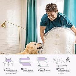 NapQueen Twin XL Size Mattress, 10 Inch Anula Green