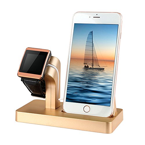 Tech Express Dual USB Charging Stand Cradle Dock Holder Post for